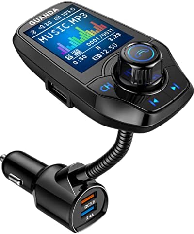 Bluetooth FM предавател со монтирање на држач за полнење на клипот за вентилатор за автомобили