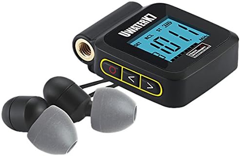 Фитнес технологии Uwaterk7 Водоотпорен дигитален PPL FM радио, водоотпорен, 1 LCD, USB 2.0, сива/црна боја