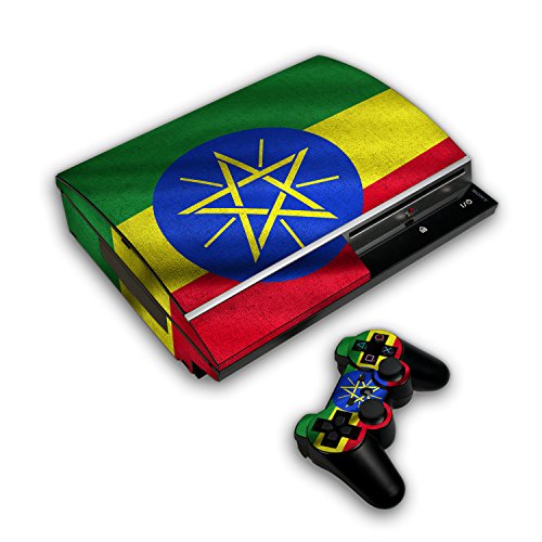 Sony Playstation 3 Дизајн Кожата Знаме На Етиопија Налепница Налепница За Playstation 3