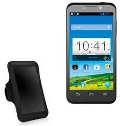 Case Boxwave Case for ZTE Blade Apex 2 - Спортска амбалажа, прилагодлива амбалажа за тренинг и трчање за ZTE Blade Apex 2 - Jet Black