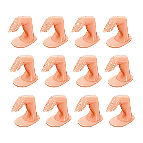 Прсти на пракса за нокти, 12 парчиња кои тренираат прсти на ноктите практикуваат прсти комплет за модел за почетници за уметност за нокти