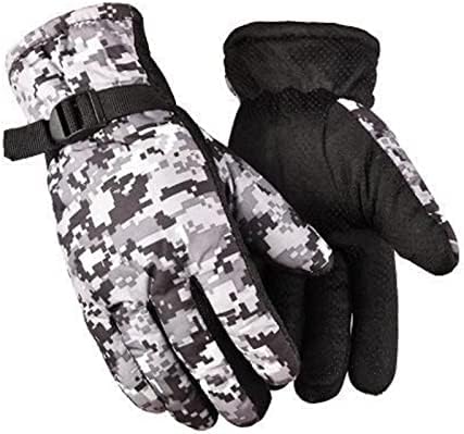 QVKARW Зимска ракавица на отворено, нараквица за ветровито, скијање на скијање маскирна топла планинарска ракавица, ракавица на