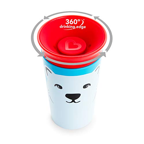 Munchkin® Miracle® 360 Wildlove Sippy Куп, 9 Мл, Поларна Мечка