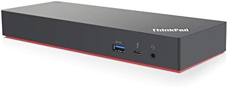 Леново ThinkPad Thunderbolt 3 Dock Gen 2 135w Двојна UHD 4k Способност За Прикажување, 2 HDMI, 2 DP, USB-C, USB 3.1 .