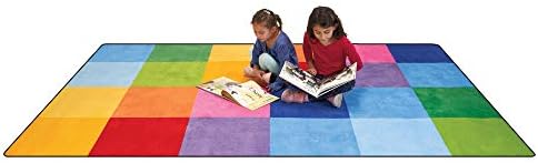 Учење теписи Виножито Мозаик 144 x 96 Рек. Килим, декор за деца/бебиња, мебел во училница, тепих за предучилишно/дневно згрижување/домашно