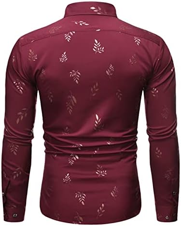 Xxzy 2022 Нови кошули за мажи Машки печатени врвни кошули што одговараат на јака со долг ракав, врвен обичен Раглан Теј