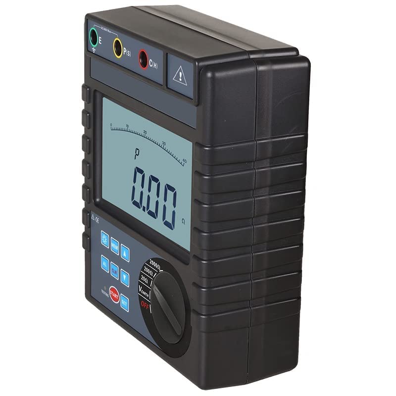 Yfyiqi дигитален мерач на отпорност на земја тестер тестер за отпорност на земја Инструмент за мерење на отпорност со фреквенција