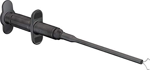 Мулти-контакт 66.9117-21 Staubli Електрични конектори Безбедносен тест клип, 4 мм, црно
