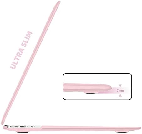B Belk Компатибилен со MacBook Air 13 Inch Case 2017, -2010 Model Model A1466 A1369, Пластична лаптоп тврда школка кутија и заштитник