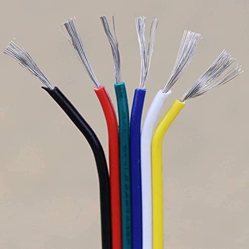 6pin LED конектор за LED 12мм широко несакана лента за лемење со лемери до жица за брза конектори Адаптер со 5м продолжен кабел