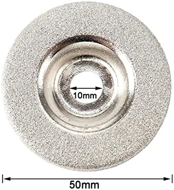 Мелење диск 5 парчиња 50мм 2 инчи Дијамантско тркало за мелење на дијаманти, 180 мелница за мелница за мелница за мелница за острилка