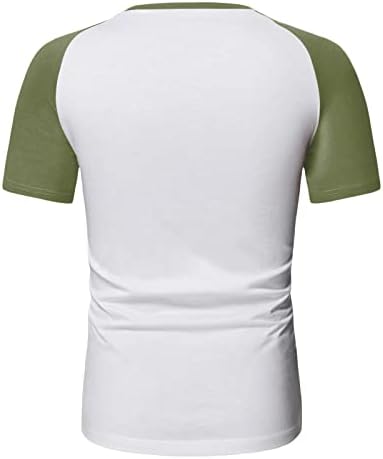 XXBR летни маици со краток ракав, маички во боја на бојата, крпеница Печата за печатење, тркалезна врата, врвови на маичка за вежбање
