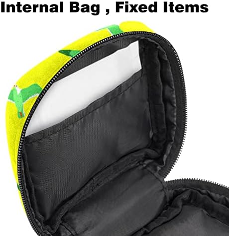 Санитарна торба за складирање на салфетки, менструална торба торбички облога за тампони за женски производ со патент за тинејџери жени дами,