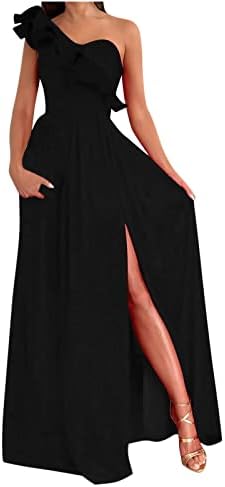 lcepcy жени со едно рамо исечен матурска фустан 2023 лето исецка за завиткување коктел миди фустани тело фустан од каросерија