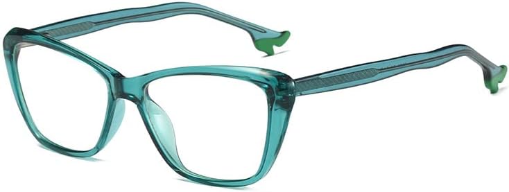 Resvio читање очила за жени и мажи рачно изработени пролетни шарки правоаголник целосни рамки читатели транспарентно зелено