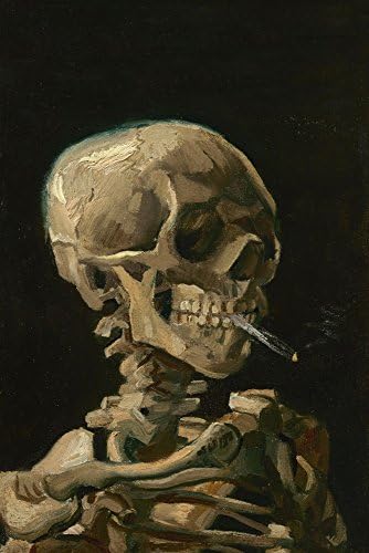 Глава На Скелет со Запалена Цигара в. 1886, Ремек-Дело Класик
