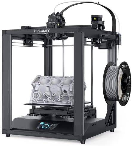 Официјална Creality Ender 5 S1 3D печатач 250мм/s Брзина на печатење со CR допир автоматско израмнување, сприт екструдер, Z-оска со голема