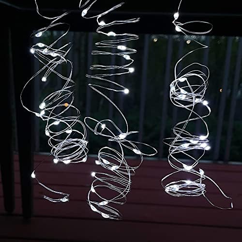 Ejoyce 33ft Battery Powered LED Fairy String Light, сребрена жица starвездени светла за забавно свадба двор декоративни декорации на