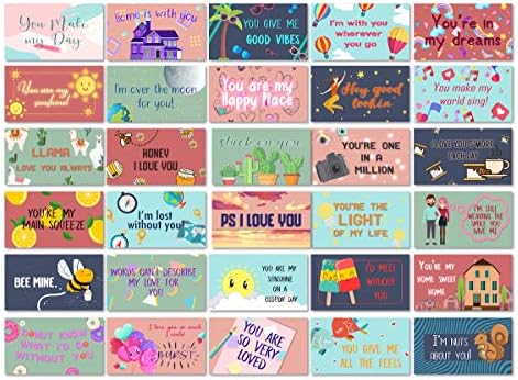 Белешки за кутија за ручек Loveубовни белешки за него и нејзините 60 пакувања- мотивациони и инспиративни белешки за саканите да донесат радост