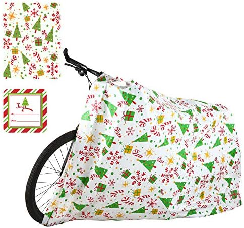 ЏОЈИН 2 Парчиња Џамбо Божиќни Торби за Подароци 60 х 72 со Ознаки За Подароци За Тешки Големи Торби За Подароци, Празнични Подароци Велосипед,