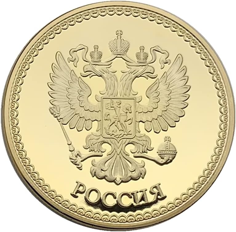 Руски Змеј Позлатена Комеморативна Монета Колекција Значка Златник Хороскопски Змеј Монета Монета Животно Златник Медал