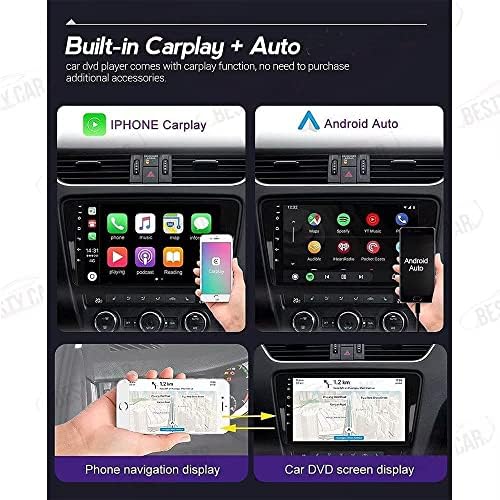 Bestycar 9 Android Автомобил Стерео Радио ЗА VW Поло Седан 2008-2020 Окта Јадро Андроид 10.0 HD Touchscreen Headunit Поддршка GPS Навигација