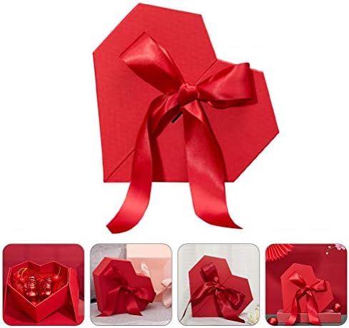 КУТИЈА За Подароци ДОИТУЛ 1 еез Прекрасна Кутија За Пакети За Подароци Шик Кутија За Складирање Подароци Во Форма На Срце Што