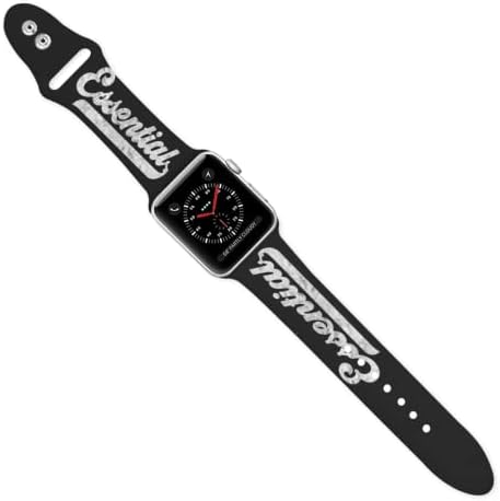 Оригиналниот печатен облик на Apple Watch на Essential -вработен - мек и траен силиконски Apple Watch Band Easy за инсталирање на ленти за