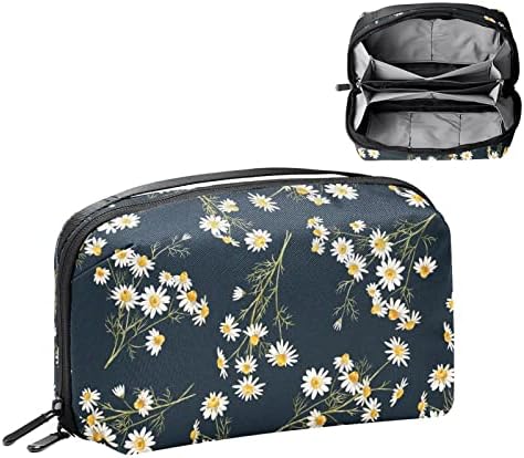 Преносни Електронски Торбички За Организатори Маргаритки Торба За Складирање Кабли За Патувања Со Диви Цвеќиња ЗА Хард Дискови, УСБ,