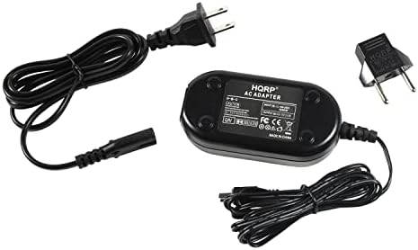 Адаптер / полнач за замена на HQRP, компатибилен со JVC GR-D33U / GRD33U камера со адаптер за приклучок за кабел и еврото за САД