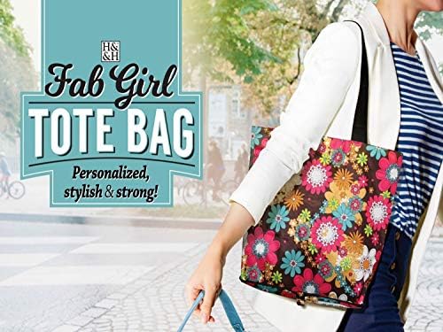 Fab Girl Преклопени торбички торби - Еко -пријателски рамо за рамо - торба за тотали за еднократно користење или торба за мама - мултифункционална