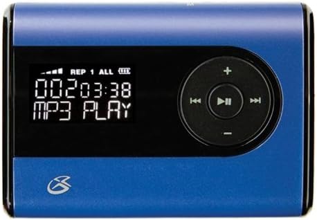GPX дигитален аудио плеер со 2 GB инсталирана флеш меморија - сина