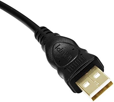 Wawpi USB 2.0 кабел А до Б за печатач/скенер 16,4 стапки црна （5 милиони