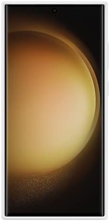 Samsung Galaxy S23 Ултра Силиконски Зафат Телефон Случај, Заштитен Капак w/Свилен Мазна Текстура, Отстранлив Ремен, Американска Верзија,