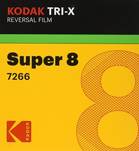 Кодак Супер 8 Црно-Бело Реверзибилен Три-Х 7266/50' Кертриџ