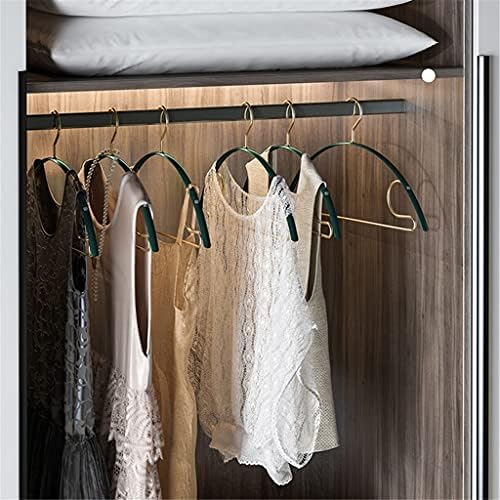 Wxynhhd облека закачалка за алуминиумска легура гардероба простор за заштеда на облека за заштеда на облека што не се лизгаат за сушење