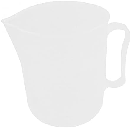 Извори мапа чиста бела пластична течност Мерење на дипломираната чаша за чаши 500 мл