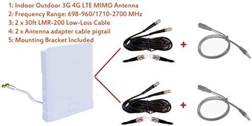 3G 4G LTE затворен опсег на отворено Мимо Антена за ZTE Zmax Connect MF928 Hotspot
