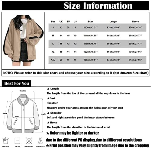 Cokuera omeенски моден есен јакна палто елегантен симпатичен печатен поштенски патент y2k долги ракави надвор од облеката на куќиште за