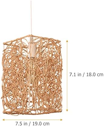 Лесна ламба таванот лустер за лабави виси плетени антички фенерчиња за сенка на сенка лустер