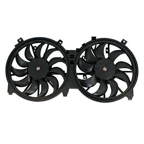 Rareelectrical New Cooling Fan Compatible With Nissan Maxima 2013-2014 by Part Number 21481-9N00A 214819N00A 21481-ZY70A 21481ZY70A