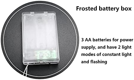 Батерија управуваше со LED стринг светло, шупливо череп, светло, светло за вештерки на вештерките, светла за хорор за хорор, забава, забава,