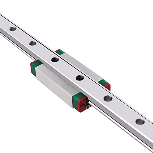 Sbrrail Linear Rail 1PC MGN12H 100мм мини линеарно лизгање со 1PC MGN12H Блок за превоз за 3Д печатач