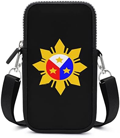 Филипинско Знаме Ѕвезда Мода Торбичка За Мали Мобилни Телефони Лесна Мини Вкрстена Торба За Рамо Торба За Патување Паричник Случај