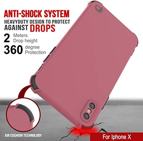 Punkcase Дизајниран За Iphone X Случај [Sunshine Серија] Заштитни &засилувач; Лесен Tpu Случај W/Амортизација Агли Компатибилен со iPhone