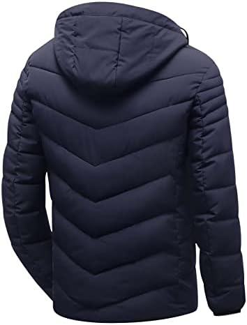 Usyfakgh топла јакна за мажи, есен и зимски моден патент плус кадифе мотоцикл палта џеб обична блуза ветерница