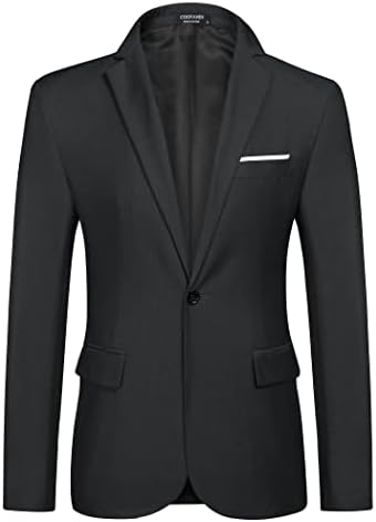 Coofandy Mens Blazer Sport Coats Casual Slim Fit Cuit Business Едно копче Блејзерс