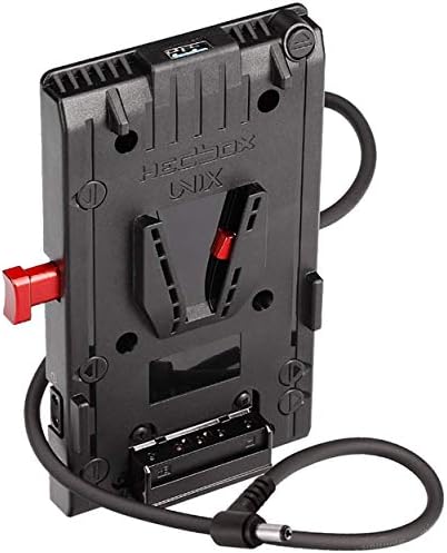 Плоча за адаптер за батерии на Hedbox Unix-DC-V-MOUNT батерија, 3x D-Tap & USB, регулиран кабел за напојување 12V/50W за напојување-машки