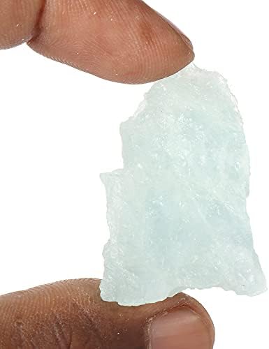 78 КТ. Одделение аква небо аквамарин груб кристал природен чакра заздравувачки кристал за засилување, сечење, лапидар, Реики ГА-555