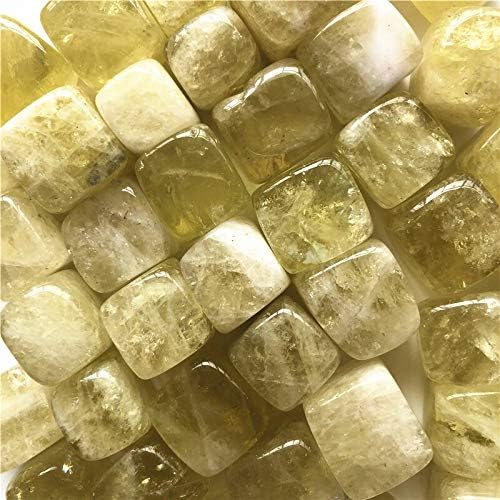 Laaalid xn216 100g природен агтрин камен жолт кварц кристален коцка со заздравување на камен, природни камења и минерали природно